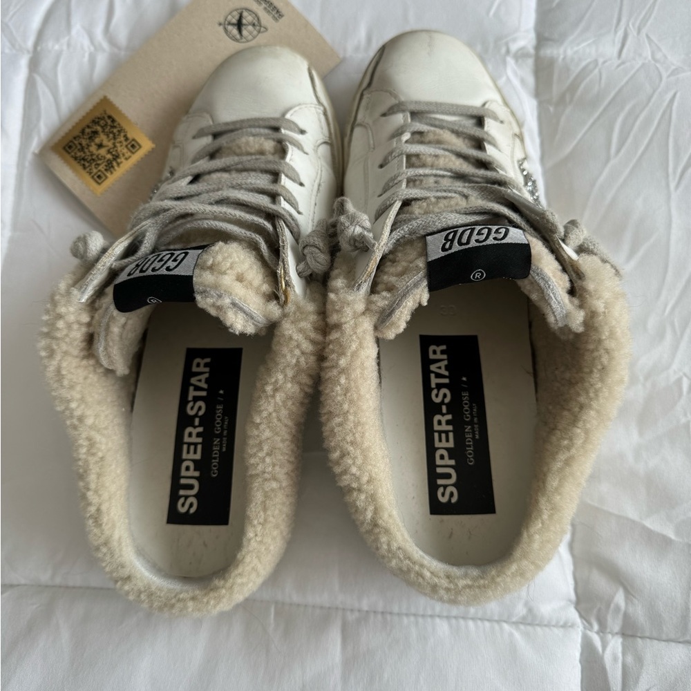 Authentic Golden Goose Super-Star Sabot Shearling sneaker - Picture 3 of 10